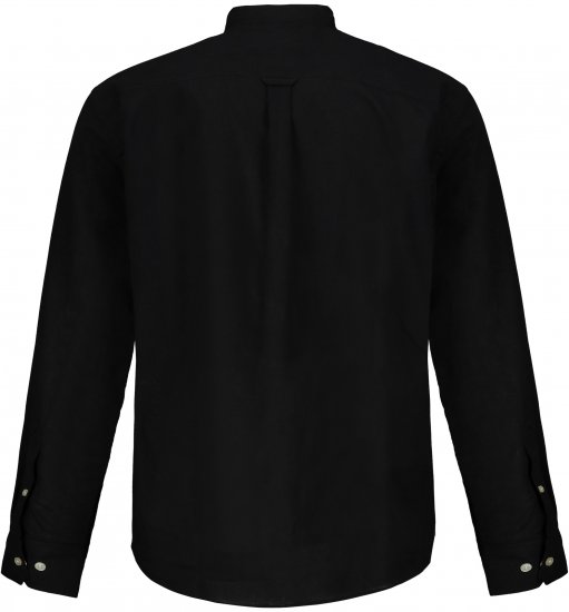JP1880 Shirt Linen Blend Long Sleeve Black TALL - ÎMBRĂCĂMINTE BĂRBAȚI MT-6XLT - Tall dimensiuni bărbați