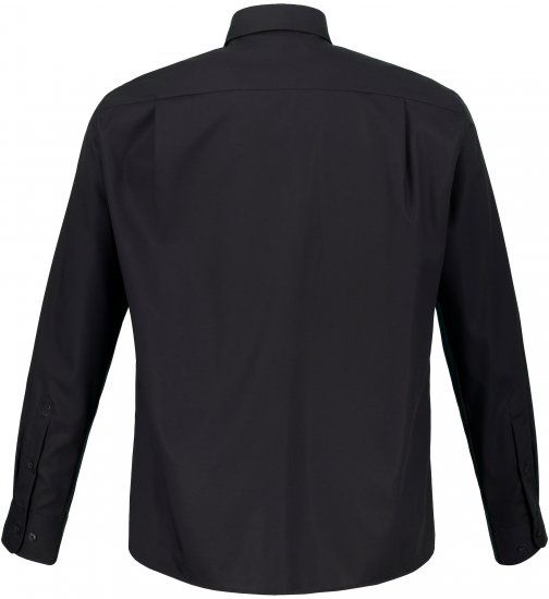 JP1880 Shirt Business Kent Collar Long Sleeve Black TALL - ÎMBRĂCĂMINTE BĂRBAȚI MT-6XLT - Tall dimensiuni bărbați
