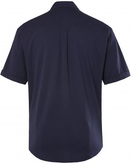 JP1880 Shirt Pique Short Sleeve Flexnamic Night Blue TALL - ÎMBRĂCĂMINTE BĂRBAȚI MT-6XLT - Tall dimensiuni bărbați
