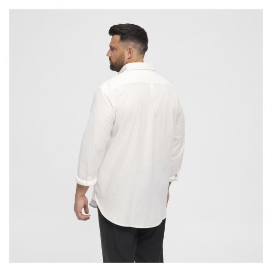 North Latitude Oxford Shirt White - Cămăși - Cămăși Bărbați Mărimi Mari
