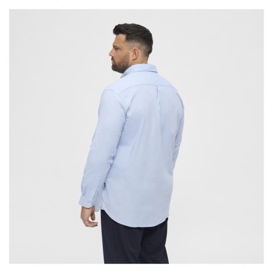 North Latitude Oxford Shirt Light Blue - Cămăși - Cămăși Bărbați Mărimi Mari