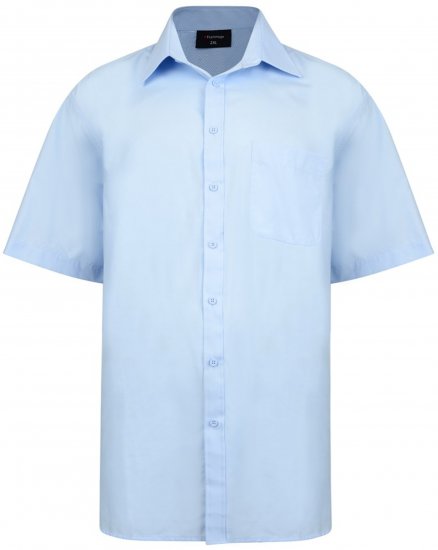 Espionage SH147 Shirt Short Sleeve Blue - Cămăși - Cămăși Bărbați Mărimi Mari