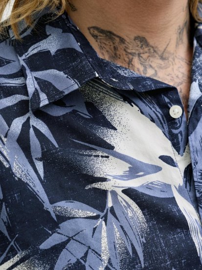 Jack & Jones Honolulu Short Sleeve Resort Shirt - Cămăși cu mânecă scurtă - Cămăși Bărbați maneca scurta mărimi mari