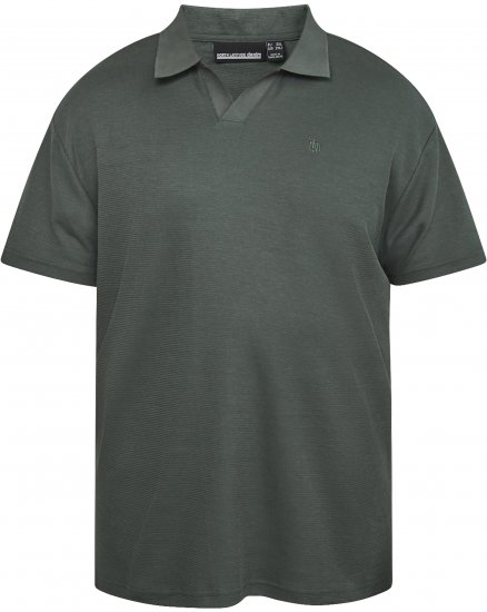 North Latitude 61346 Polo cu Decolteu în V Verde Închis - Tricouri polo - Tricouri Polo Bărbați Mărimi Mari