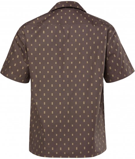 JP1880 Boxy Cuba Short Sleeve Shirt Brown - Cămăși - Cămăși Bărbați Mărimi Mari