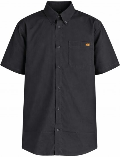 Motley Denim Zagreb Cămașă cu mânecă scurtă Antracit - Cămăși - Cămăși Bărbați Mărimi Mari
