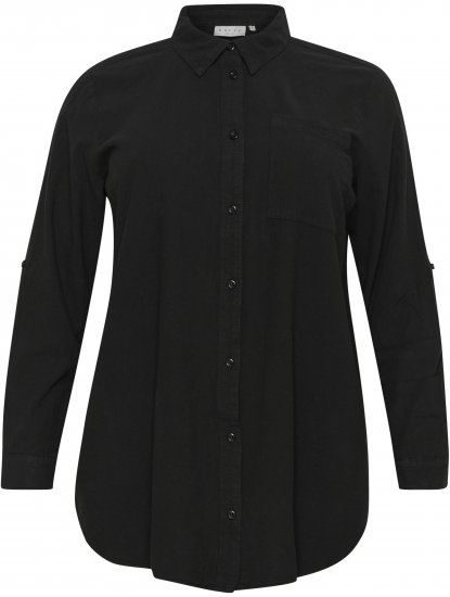 Kaffe Curve Nana Tunică Cămașă Negru Intens - Bluze & tunici - 