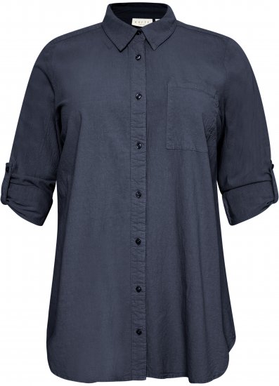 Kaffe Curve Nana Tunică Cămașă Bleumarin Midnight - Bluze & tunici - 