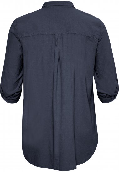 Kaffe Curve Nana Tunică Cămașă Bleumarin Midnight - Bluze & tunici - 