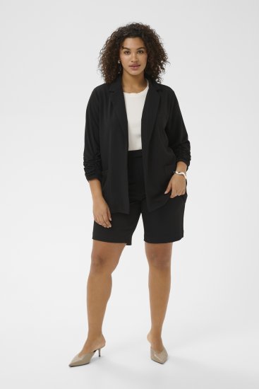Kaffe Curve Pheolo Shorts Black Deep - Pantaloni scurți - 