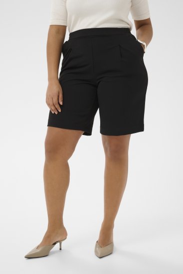 Kaffe Curve Pheolo Shorts Black Deep - Pantaloni scurți - 