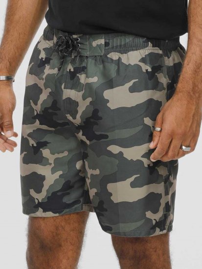D555 Kody Camo Printed Swimshorts Khaki - Costum baie - Sort Baie Bărbați Mărimi Mari