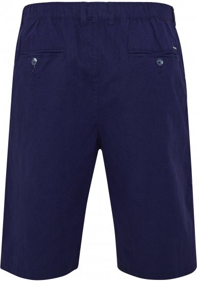 North Latitude 51137 Linen Elastic Waist Shorts Navy - Pantaloni scurți - Pantaloni Scurți Mărimi mari Bărbați 