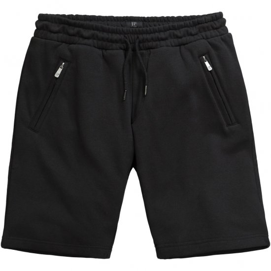 JP1880 Bermuda Sweatshorts Stomach Fit Black - Pantaloni trening - Pantaloni Trening Bărbați Mărimi Mari