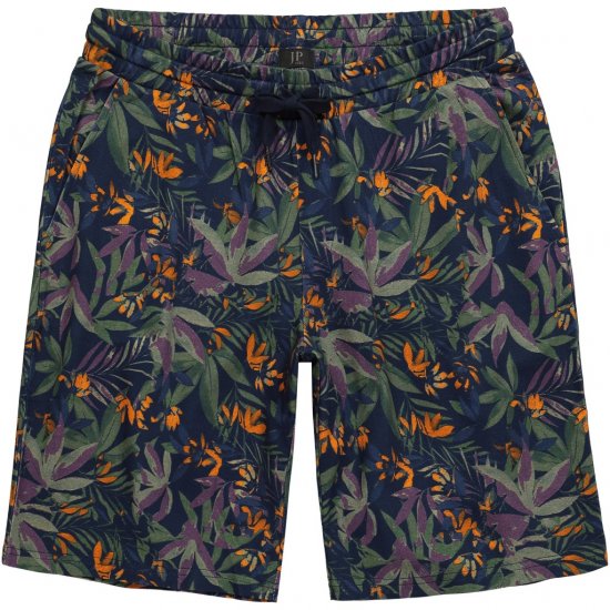 JP1880 Bermuda Shorts Floral All-over Print Navy - Pantaloni scurți - Pantaloni Scurți Mărimi mari Bărbați 
