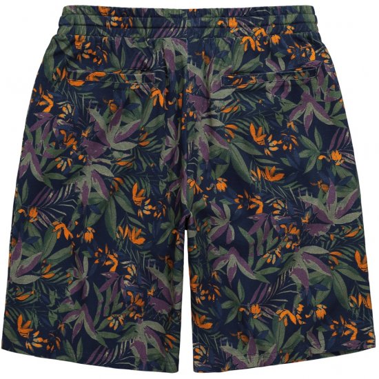 JP1880 Bermuda Shorts Floral All-over Print Navy - Pantaloni scurți - Pantaloni Scurți Mărimi mari Bărbați 
