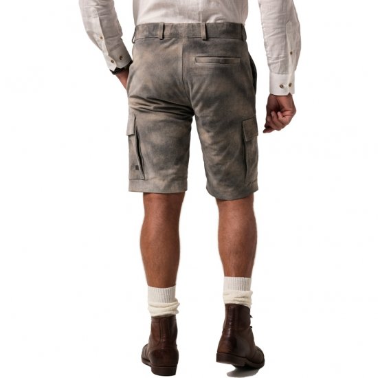 JP1880 Shorts Bermuda Traditional Cowhide Graphite Grey - Pantaloni scurți - Pantaloni Scurți Mărimi mari Bărbați 