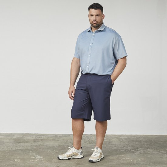 North Latitude Cool Effect Comfort Fit Shorts Blue - Pantaloni scurți - Pantaloni Scurți Mărimi mari Bărbați 