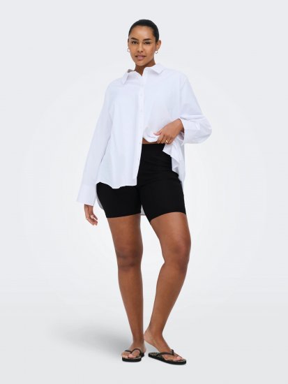 Only Carmakoma Time Shorts Black - Pantaloni scurți - 