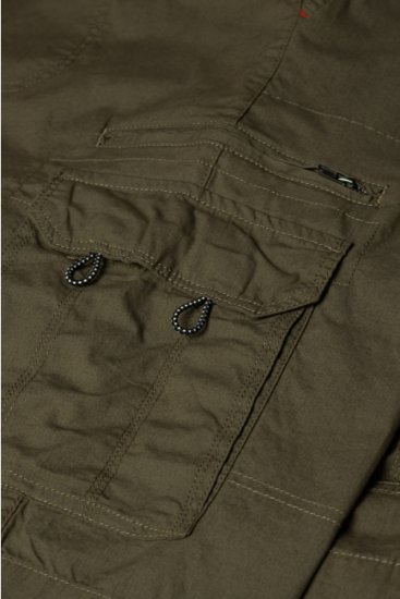 Espionage ST042 Cargo Shorts Olive - Pantaloni scurți - Pantaloni Scurți Mărimi mari Bărbați 