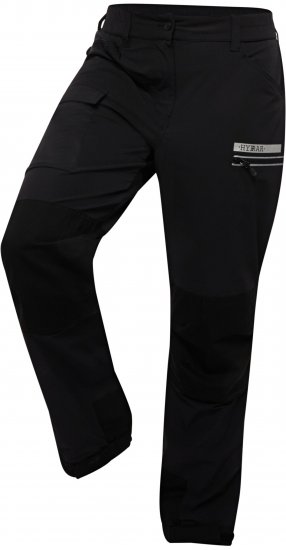 Ulla Popken HYPRAR Multifunctional Durable Inset Trekking Pants Black - Blugi & Pantaloni pentru Femei Mărimi Mari – Plus Size - 