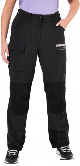 Ulla Popken HYPRAR Multifunctional Durable Inset Trekking Pants Black - Blugi & Pantaloni pentru Femei Mărimi Mari – Plus Size - 