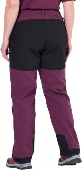 Ulla Popken HYPRAR Multifunctional Durable Inset Trekking Pants Dark Cherry Dark Cherry - Blugi & Pantaloni pentru Femei Mărimi Mari – Plus Size - 