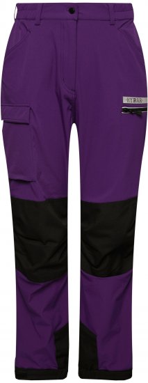 Ulla Popken HYPRAR Multifunctional Durable Inset Trekking Pants Plum - Blugi & Pantaloni pentru Femei Mărimi Mari – Plus Size - 