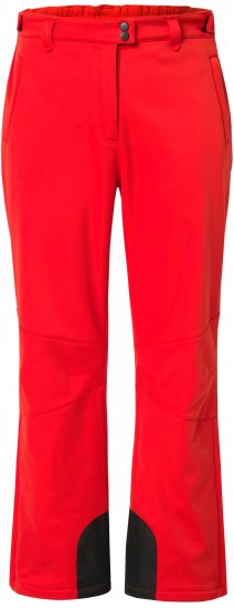 Ulla Popken Softshell Trousers Waterproof Zip Pockets Snow Gaiters Salsa - Blugi & Pantaloni pentru Femei Mărimi Mari – Plus Size - 