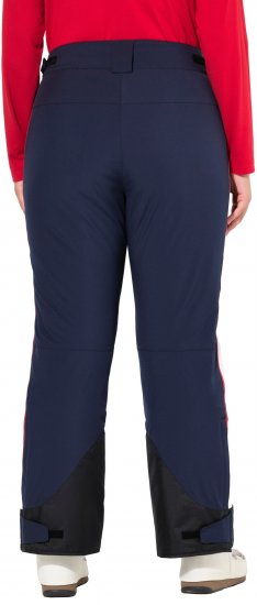 Ulla Popken Performance Trousers Waterproof Zip Pockets Snow Gaiter Navy - Blugi & Pantaloni pentru Femei Mărimi Mari – Plus Size - 
