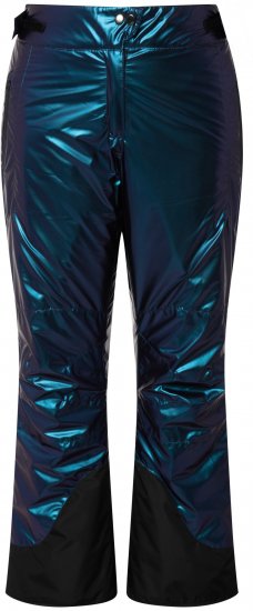Ulla Popken Ski Pants Water-Repellent MBlue-Of-Pearl Velcro Closure Snow Gaiter Blue - Blugi & Pantaloni pentru Femei Mărimi Mari – Plus Size - 