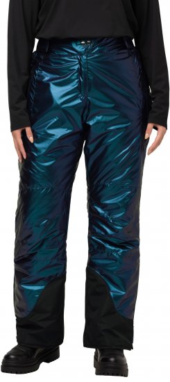 Ulla Popken Ski Pants Water-Repellent MBlue-Of-Pearl Velcro Closure Snow Gaiter Blue - Blugi & Pantaloni pentru Femei Mărimi Mari – Plus Size - 