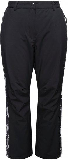 Ulla Popken Hyprar Functional Trousers Waterproof Velcro Closure Snow Gaiter Black - Blugi & Pantaloni pentru Femei Mărimi Mari – Plus Size - 