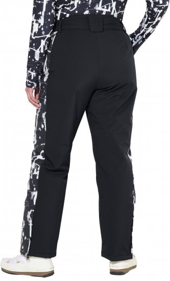 Ulla Popken Hyprar Functional Trousers Waterproof Velcro Closure Snow Gaiter Black - Blugi & Pantaloni pentru Femei Mărimi Mari – Plus Size - 