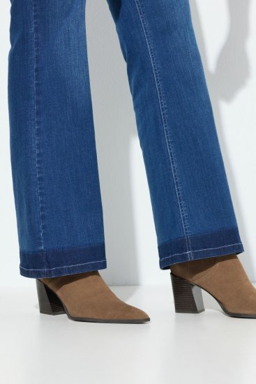 Ulla Popken Stretch Fit Bootcut Jeans Blue Denim - Ulla Popken - Ulla Popken Îmbrăcăminte Plus-Size