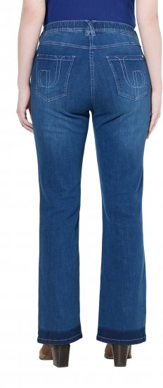 Ulla Popken Stretch Fit Bootcut Jeans Blue Denim - Blugi & Pantaloni pentru Femei Mărimi Mari – Plus Size - 