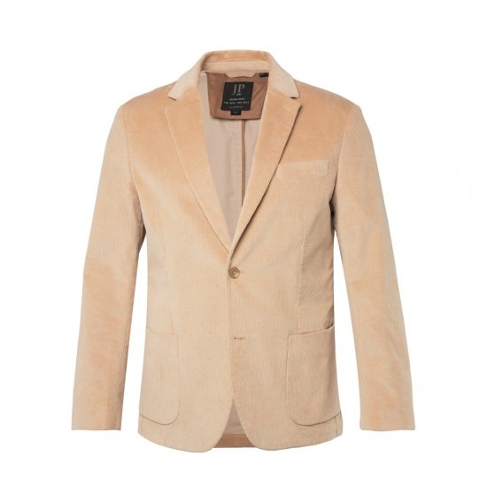 JP1880 Suit Jacket Corduroy Business Sand - Costume - Costume Bărbați mărimi mari