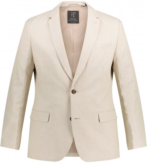 JP1880 Kos Linen Blend Jacket Sand - Costume - Costume Bărbați mărimi mari