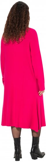 Ulla Popken Long Turtleneck Duster Sweater Red Pink - Pulovere & hanorace - 