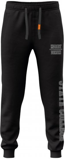 Motley Denim Lyon Sweatpants Black - Pantaloni trening - Pantaloni Trening Bărbați Mărimi Mari