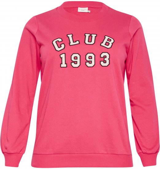 Kaffe Curve Violi Sweatshirt Raspberry Pink - Hanorace fără glugă - 