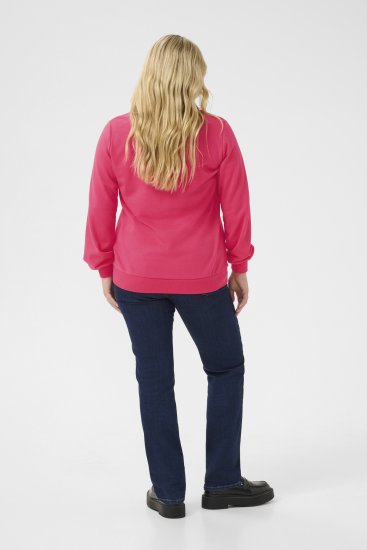 Kaffe Curve Violi Sweatshirt Raspberry Pink - Hanorace fără glugă - 