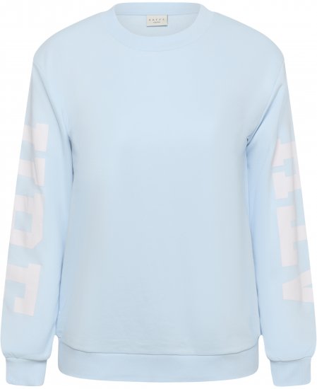 Kaffe Curve Mila Sweatshirt Nantucket Breeze Blue - Hanorace fără glugă - 