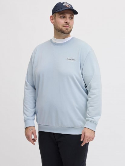 Jack & Jones Brandon Sweatshirt Blue - Pulovere & hanorace - Pulovere & Hanorace Bărbați Mărimi Mari