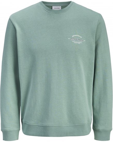 Jack & Jones Brandon Sweatshirt Turquoise - Pulovere & hanorace - Pulovere & Hanorace Bărbați Mărimi Mari