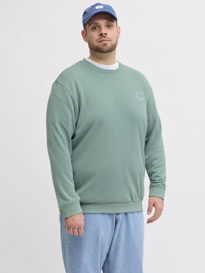 Jack & Jones Brandon Sweatshirt Turquoise - Pulovere & hanorace - Pulovere & Hanorace Bărbați Mărimi Mari