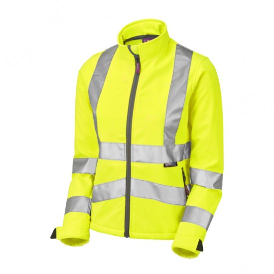 Leo Honeywell EcoViz Women's Softshell Jacket Yellow - Haine de lucru - 
