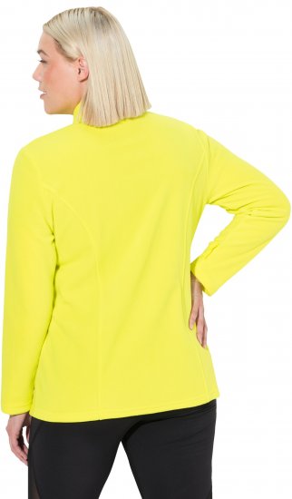 Ulla Popken Modular Fleece Zip Front Jacket Lime - Pulovere & hanorace - 