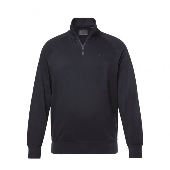 JP1880 Sweatshirt Half-Zip Stomach Fit Black - Pulovere & hanorace - Pulovere & Hanorace Bărbați Mărimi Mari