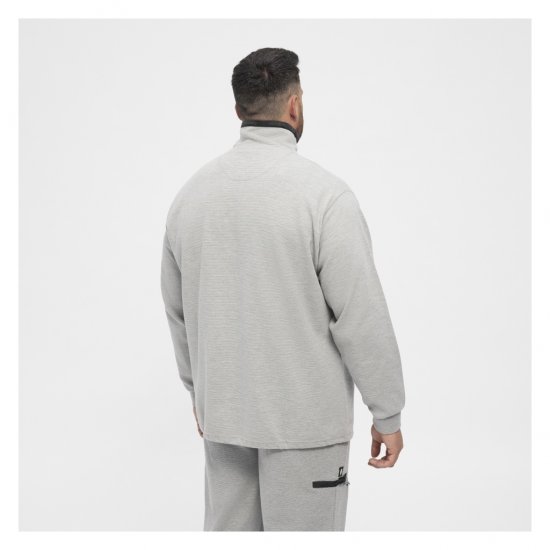 North Latitude Ottoman Sweatshirt Mid Grey - Pulovere & hanorace - Pulovere & Hanorace Bărbați Mărimi Mari